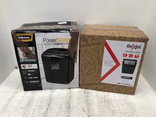 REXEL PAPER SHREDDER TO INCLUDE FELLOWES POWERSHRED - M-8C: LOCATION - C16