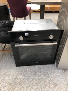 BOSCH BUILT IN SINGLE ELECTRIC OVEN: MODEL HHF113BA0B - RRP £319: LOCATION - D2