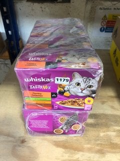 2 X PACKS OF WHISKAS TASTY MIX COUNTRY COLLECTION WET CAT FOOD POUCHES BB: 12/25: LOCATION - A12