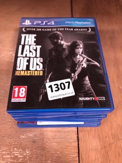 QTY OF ASSORTED PS4 CONSOLE GAMES TO INCLUDE THE LAST OF US REMASTERED (PEGI 18+), PLEASE NOTE: 18+YEARS ONLY. ID MAY BE REQUIRED): LOCATION - A7