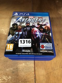 QTY OF ASSORTED PS5 CONSOLE GAMES TO INCLUDE MARVEL AVENGERS (PEGI 16+): LOCATION - A7