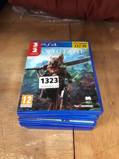 QTY OF ASSORTED PS4 CONSOLE GAMES TO INCLUDE OMUTANT (PEGI 12+): LOCATION - A7