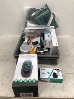QTY OF ASSORTED ITEMS TO INCLUDE CAT TRAINING TAPE ROLL: LOCATION - C15