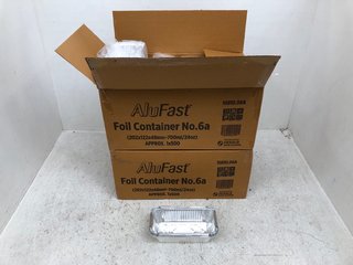 2 X BOXES OF ALUFAST FOIL CONTAINERS: LOCATION - C12