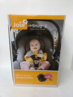 JOIE I - SNUG 2 I - SIZE INFANT CARRIER RRP - £105: LOCATION - WHITE BOOTH