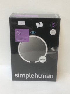 SIMPLE HUMAN TRU-LUX POLISHED LIGHT SYSTEM - RRP £189.95: LOCATION - WHITE BOOTH