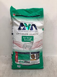 AVA OPTIMUM HEALTH LARGE BREED CHICKEN FLAVOUR DRIED DOG FOOD PACK 15KG: LOCATION - B12
