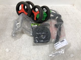 QTY OF ASSORTED ITEMS TO INCLUDE BABYZEN YOYO FRONT RIGHT LEG WHEEL: LOCATION - B19