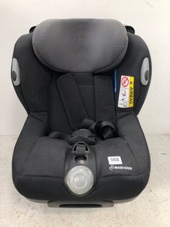CHILDRENS HIGH BACK BOOSTER CAR SEAT IN BLACK: LOCATION - D15