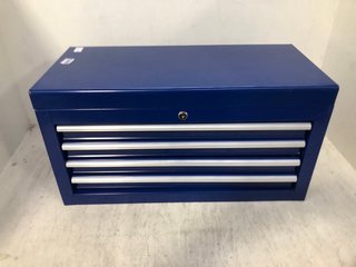 4 DRAWER METAL TOOL CENTRE IN BLUE: LOCATION - BR7