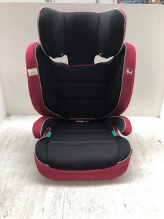 HIGH BACK KIDS CAR SEAT IN BLACK & RED: LOCATION - BR8