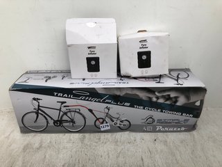 3 X ASSORTED ITEMS TO INCLUDE TRAIL ANGEL PLUS CYCLING TOW BAR: LOCATION - AR2