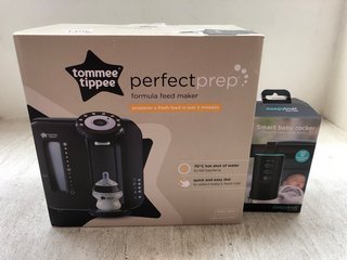 TOMMEE TIPPEE PERFECT PREP FORMULA FEED MAKER TO INCLUDE SLEEPY TROLL SMART BABY ROCKER - COMBINED RRP £101: LOCATION - AR6