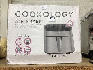 COOKOLOGY 7.2L MECHANICAL AIR FRYER IN BLACK/STAINLESS STEEL: LOCATION - AR12