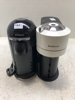 NESPRESSO VERTUO PLUS COFFEE MACHINE IN BLACK TO INCLUDE NESPRESSO VERTUO NEXT COFFEE MACHINE IN BLACK/WHITE: LOCATION - AR14
