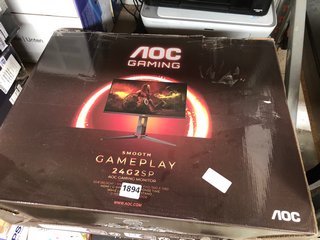 AOC GAMING SMOOTH GAMEPLAY 24G2SP 24" GAMING MONITOR - RRP £139: LOCATION - BR17