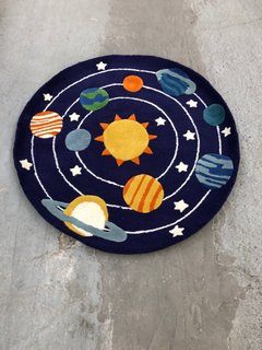 LITTLE HOME AT JOHN LEWIS OUTER SPACE RUG IN BLUE - SIZE 120CM: LOCATION - B1