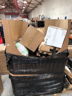 PALLET OF ASSORTED ITEMS TO INCLUDE BRABANTIA TOUCH BIN 30L & 5 TIER SHOE RACK: LOCATION - B5 (KERBSIDE PALLET DELIVERY)