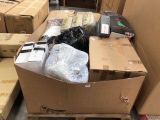 PALLET OF ASSORTED ITEMS TO INCLUDE TWIST & CLICK TOMMEE TIPPEE ADVANCED NAPPY DISPOSAL SYSTEM: LOCATION - B7 (KERBSIDE PALLET DELIVERY)