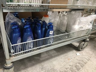 (COLLECTION ONLY) QTY OF ASSORTED CHEMICALS TO INCLUDE E45 400ML BOTTLES: LOCATION - A8