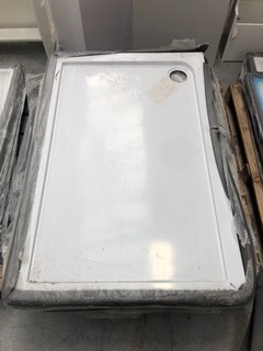 (COLLECTION ONLY) MEDIUM RECTANGULAR SHOWER TRAY IN WHITE - RRP £200: LOCATION - A2