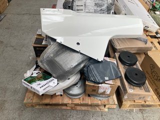 PALLET OF ASSORTED AUTOMOTIVE COMPONENTS TO INCLUDE VAN SEAT WITH ARMREST: LOCATION - A4 (KERBSIDE PALLET DELIVERY)