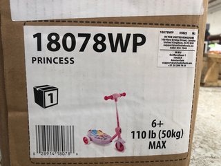 PRINCESS BUBBLE SCOOTER (BOXED): LOCATION - B4