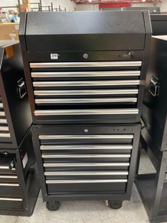MODULAR TOOL TROLLEY WITH MULTIPLE DRAWERS IN BLACK: LOCATION - B5