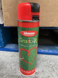 (COLLECTION ONLY) QTY OF JOHNSON'S GARDEN CARE GRASSFITI SPRAY IN RED: LOCATION - AR13