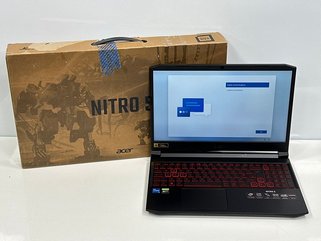 ACER NITRO 5 AN515 SERIES 512 GB LAPTOP IN SHALE BLACK (WITH BOX AND MAINS CHARGER UNIT) 11TH GEN INTEL CORE I5-11400H @ 2.60GHZ, 8.00 GB RAM, 15.6" SCREEN, NVIDIA GEFORCE GTX 1650 [JPTM112254] THIS