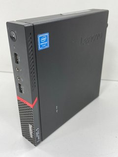LENOVO THINKCENTRE M900 500 GB PC: MODEL NO 10FL (WITH POWER CABLE) INTEL PENTIUM G4400T @ 2.90GHZ, 8 GB RAM, MICROSOFT BASIC DISPLAY ADAPTER [JPTM112859] THIS PRODUCT IS FULLY FUNCTIONAL AND IS PART