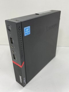 LENOVO THINKCENTRE M900 500 GB PC: MODEL NO 10FL (WITH POWER CABLE) INTEL PENTIUM G4400T @ 2.90GHZ, 8 GB RAM, INTEL HD GRAPHICS 510 [JPTM112843] THIS PRODUCT IS FULLY FUNCTIONAL AND IS PART OF OUR PR