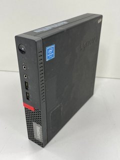 LENOVO THINKCENTRE M910Q 500 GB PC: MODEL NO 10MU (WITH POWER CABLE) INTEL PENTIUM G4400T @ 2.90GHZ, 8 GB RAM, MICROSOFT BASIC DISPLAY ADAPTER [JPTM112827] THIS PRODUCT IS FULLY FUNCTIONAL AND IS PAR