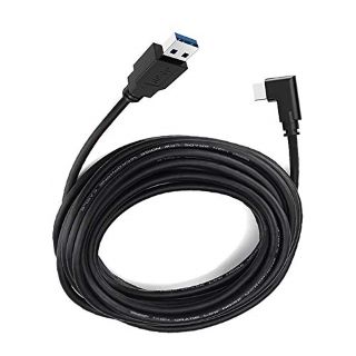 25 X COMPATIBLE WITH OCULUS LINK CABLE 5M, DETHINTON VIRTUAL REALITY HEADSET CABLE COMPATIBLE WITH OCULUS QUEST 1 AND QUEST 2 TO A GAMING PC, LONG USB 3.0 TO USB C CABLE - TOTAL RRP £531: LOCATION -