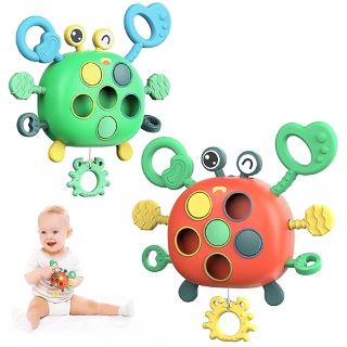 14 X BABY MONTESSORI TOYS FOR 1 YEAR OLD BOYS, PULL STRING ACTIVITY TOYS, SENSORY TOYS FOR TODDLERS, TRAVEL TOYS FOR BABIES, LEARNING DEVELOPMENT FINE MOTOR SKILLS TOYS GIFT FOR 6 9 10 12 18+ MONTHS