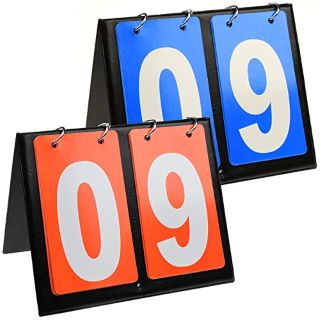 35 X YHSKJCD 2 PACK PORTABLE SCOREBOARDS, 4-DIGITAL PORTABLE TABLETOP SCOREBOARD FOLD SCORE FLIPPER SPORTS FOR INDOOR OUTDOOR BASKETBALL FOOTBALL BASEBALL VOLLEYBALL SPORTS - TOTAL RRP £332: LOCATION