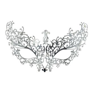 11 X LADY OF LUCK MASQUERADE MASKS VENETIAN METAL MASK WOMEN RHINESTONE MARDI GRAS MASK CAN BE USED FOR MASQUERADE, CARNIVAL, HALLOWEEN - TOTAL RRP £117: LOCATION - B