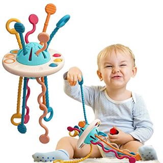 9 X FUNNY PULLER TODDLER TOY RRP £101: LOCATION - C