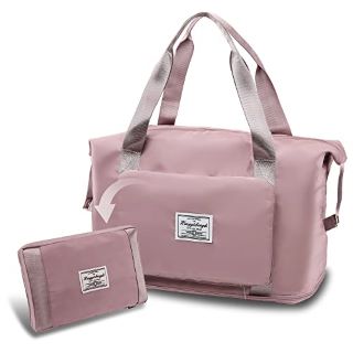 13 X MAYLIS ACC WOMEN'S WEEKEND TRAVEL BAGS, GYM BAG FOR SPORTS WITH WET POCKET, LADIES CARRY ON OVERNIGHT BAG PINK - TOTAL RRP £130: LOCATION - C