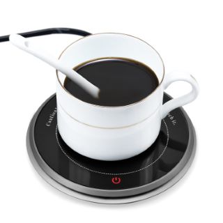 27 X WANDERFUL COFFEE MUG WARMER ELECTRIC BEVERAGE WARMER, TOUCH SENSITIVE BUTTON SWITCH CUP HEATER DOUBLE LAYER DESIGN OFFICE HOME USE TEA WATER COCOA SOUP MILK (UK PLUG) - TOTAL RRP £382: LOCATION