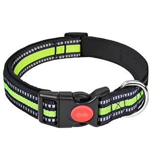 118 X UMI DOG COLLAR, ADJUSTABLE BASIC DOG COLLAR WITH SAFETY LOCKING BUCKLE AND SOFT NEOPRENE PADDED, DURABLE NYLON PET COLLARS FOR PUPPY SMALL MEDIUM LARGE DOGS - TOTAL RRP £575: LOCATION - E