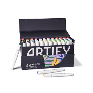 7 X ARTIFY TROPICAL COLOR ART MARKERS £221: LOCATION - E