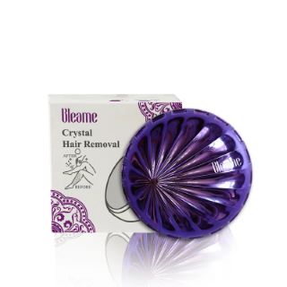 52 X BLEAME CRYSTAL HAIR ERASER, REMOVER, PAINLESS ERASER STONE, FAST & EASY REMOVAL AND EXFOLIATION TOOL. (BRIGHT PURPLE), PACK OF 1 - TOTAL RRP £346: LOCATION - A