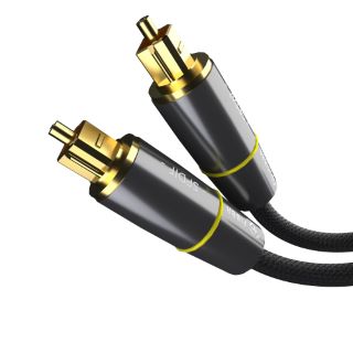 40 X FIBER HIGH QUALITY AUDIO CABLE 5M FOR HOME THEATER RRP £361: LOCATION - G