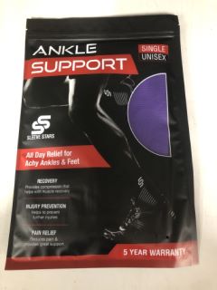 10X UNISEX PURPLE ANKLE SUPPORT RRP £150: LOCATION - H