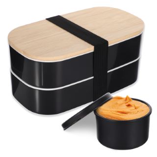 15 X RUIG JAPANESE BENTO BOX, 2 LAYER LEAK PROOF LUNCH BOX WITH SAUCE POT AND CUTLERY SET STACKABLE SALAD BOX FOR KIDS AND ADULTS, MICROWAVE AND DISHWASHER, GUOYONG-1 - TOTAL RRP £111: LOCATION - H