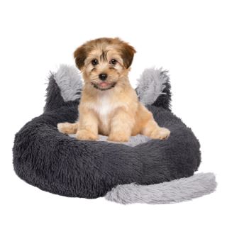 6 X GOOMP DOG BED,60CM CAT BED DOG BEDS CAT BED FOR INDOOR CATS SMALL DOGS ROUND DONUT DOG BED WASHABLE PET BED WITH ANTI-SLIP BOTTOM FOR DOGS AND CATS: LOCATION - H