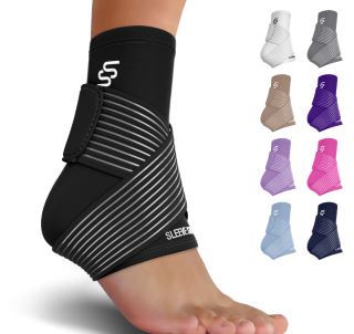 20X SLEEVE STARS BLACK ANKLE SUPPORT RRP £250: LOCATION - I