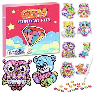 45 X ORIENTAL CHERRY ARTS AND CRAFTS FOR KIDS AGES 8-12, 5D DIAMOND ART FOR KIDS - DIAMOND STICKERS SUNCATCHERS - ART PAINTING BY NUMBERS ART KITS FOR GIRLS BOYS KIDS AGES 3-5 4-6 6-8 - TOTAL RRP £37