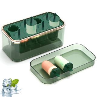29 X BERGLANDER ICE LOLLY MOULDS, WITH ICE STORAGE CONTAINER AND LID, REUSABLE DIY POPSICLE ICE MOULD, EASY TO RELEASE - TOTAL RRP £193: LOCATION - I